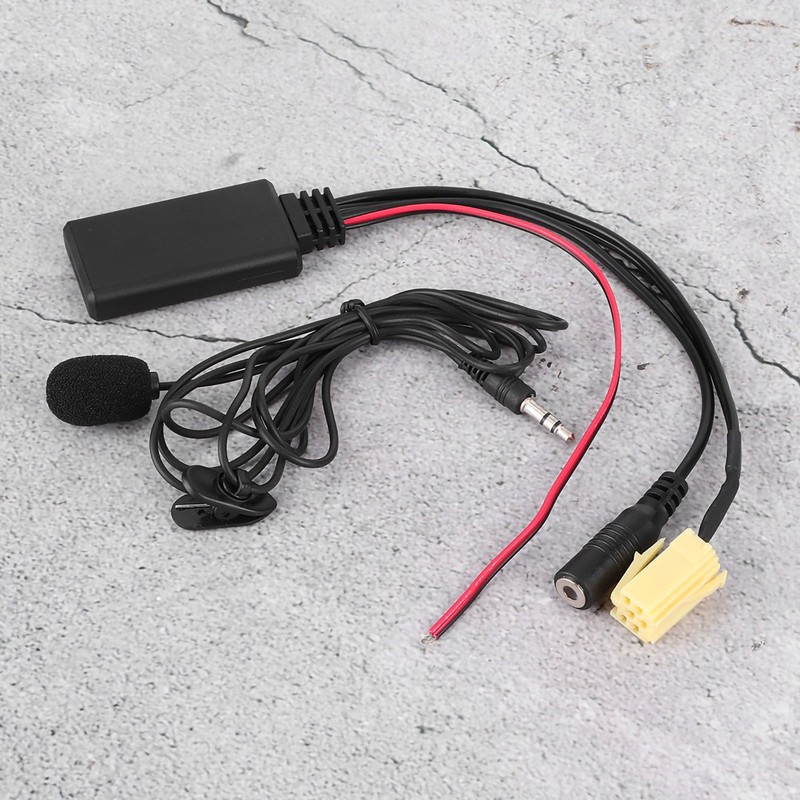 59.1in Bluetooth Radio Audio Cable Handsfree Car AUX Adapter with