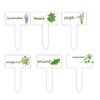 Generic Plant Label Signs Waterproof Reusable Plant Stake Tags with