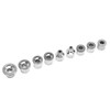 9pcs Microdermabrasion Replacement Tips Metal Multi Size Professional Facial Dermabrasion