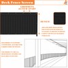 AwnPro 2.5' x 90' Residential Commercial Privacy Deck Fence Privacy
