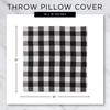 DII Throw Pillow Cover Collection Decorative Square, 18x18, Gray Tri-Color,