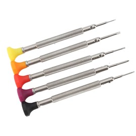 Accuracy Screwdriver Set, 5 Extra Replace Blades Miniature Screwdriver Set for Watch Repair Eyeglasses Repair Jewelry Work