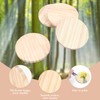 20 Pieces Unfinished Round Wooden Circles, 10cm Diameter 9mm Thick