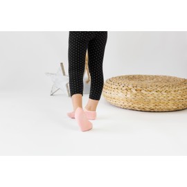 Melankoli Girls Socks 6-8 Years Old Grip Socks Pilates Yoga Dance Barre Ballet Non Slip Crew (US, Age, 8 Years, 10 Years, 3 Pairs of Yoga Pink)