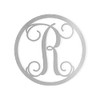 Jess and Jessica Metal Letter R, Monogram Outdoor Wreath Wall