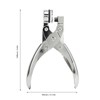Hole Punch Plier Zinc Alloy Sliver Handheld Paper Puncher Tool