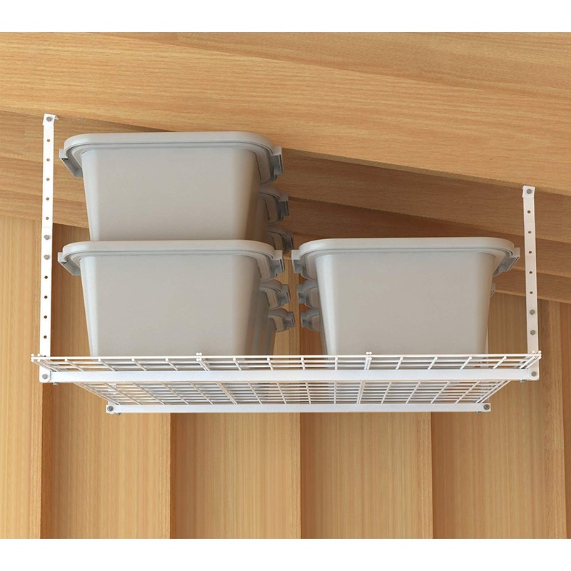 HyLoft Overhead adjustable Garage Storage Rack,Heavy Duty Steel Garage Storage