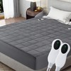 Heated Mattress Pad Full Size Quilted Zone Heating Electric Bed