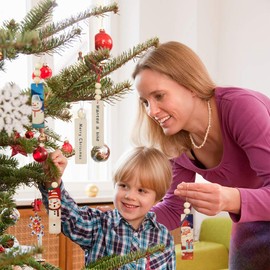 Luckforest 20Pcs Wooden Tags with Holes and 50pcs DIY Wooden Craft Beads for Wooden Blank Hanging Gift Tags Ornaments with Ropes Wedding Birthday Party Decoration