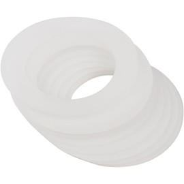 10Pcs Silicone Replacement Gasket, Airtight Rubber Seals Rings for Mason Jar Lids, Leak-Proof Canning Fitting Seals Canning Lids Cookware (2.8 inch)