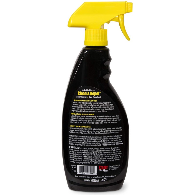 Invisible Glass 92184 Clean & Repel – Glass Cleaner and