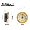 TVETE Cigar Hygrometer, Hygrometer, Hygrometer, Stylish, Mechanical, Round, Circular, Alloy,