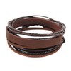 axy Men's Wrap Bracelet Leather Bracelet Men's Women's Genuine Leather