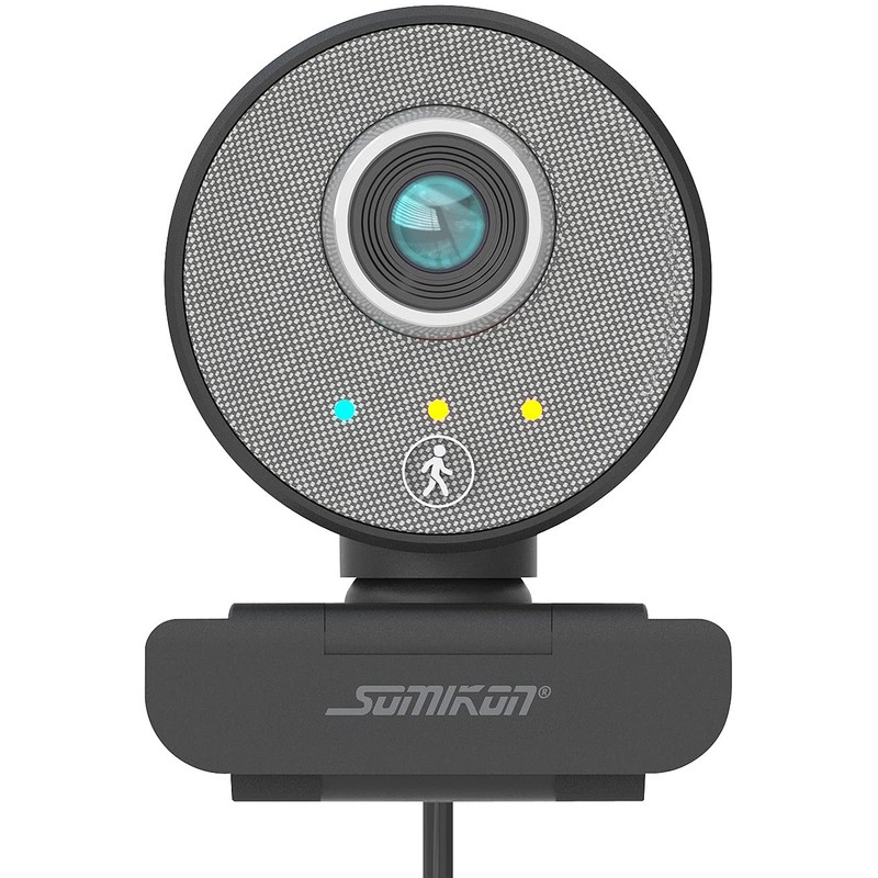 Somikon Laptop Camera: Car Tracking USB Webcam with Full HD,