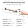 Hoson 3/4 Inch Curling Iron Professional, Ceramic Tourmaline Curl Wand