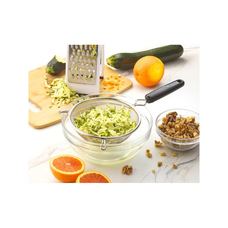 GoodCook Everyday 6 Inch Fine Mesh Strainer with Stainless Steel