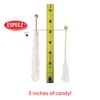 Extra Large Rock Candy Sticks: 18 Original Lollipop - Silver