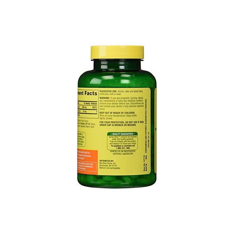 Spring Valley - Vitamin C with Rose Hips 500 mg,