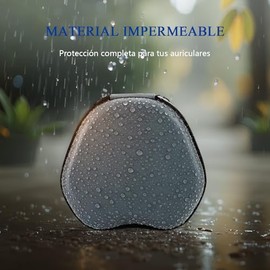 Funda AirPods MAX, Protector para AirPods MAX Case, Estuche Rígido de EVA Impermeable con Bolsillo de Accesorios, Funda para Audífonos de Diadema Antiarañazos, Ideal para Mochila y Bolso