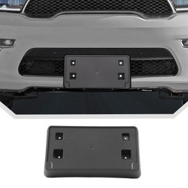 JeCar Front License Plate Frame Bracket Fit for 2021+ Dodge Durango License Plate Mount Holder (Black)