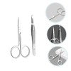 Beavorty Sets Brow Styling Kit Stainless Steel Brow Scissor Tweezer