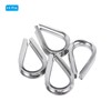 PATIKIL M8 316 Stainless Steel Thimble for 5/16" Dia Wire