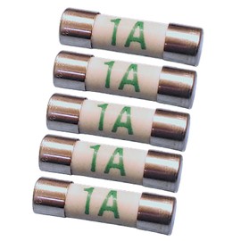 SISI UK® 1 Amp Fuse, Pack of 5, FUSE, 20x5mm Ceramic Quick Blow 1A / EJC Avenue