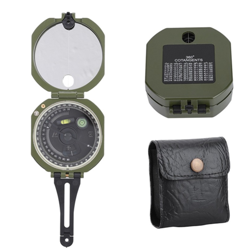 Professional Outdoor High Accuracy Geological Compass Waterproof Fluorescent Compass