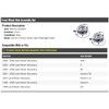 Front Wheel Bearing Hub Assembly Set of 2 - Compatible