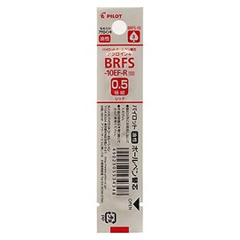PILOT BRFS-10EF-R Oil-based Ballpoint Pen, Acro Ink Refill, 0.02 inch (0.5 mm), Red