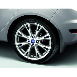 Ford Genuine Contoured Mud Flaps Splash Guard Kit Pair Black For Fiesta Mk7 Without Side Skirts Rear, Right, Drivers Side & Left, Passenger Side 2008-2019 1531632