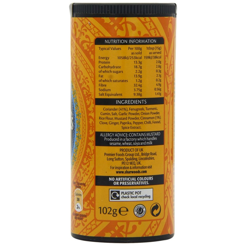 Sharwoods Mild Curry Powder 102 g (Pack of 6)