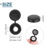 sourcing map 50Pcs Screw Caps, 5.3mm/0.21" ID Screw Snap Covers