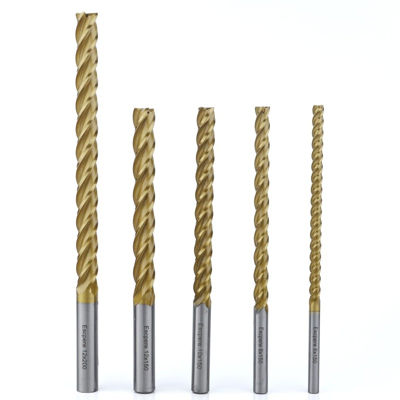 Escpere Professional CNC Foam Cutting Tool, Extra Long 150mm HSS