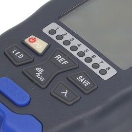 Medidor de Potencia de Fibra óptica Medidor de Potencia de Luz de Fibra Portátil Medidor de Cable de Red Probador de Cable Medidor óptico de Luz LED Localizador Visual de Fallas