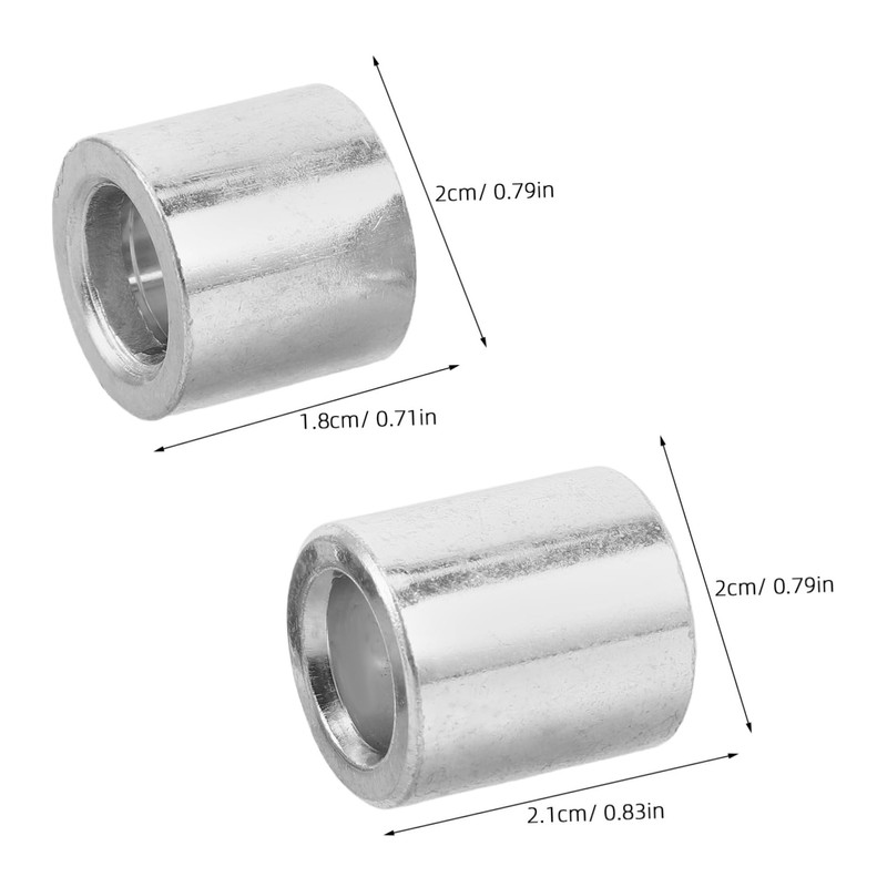GRIRIW 2pcs Kart Skateboard Off-road Motorcycle Front Rear Wheel Hub