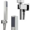 EcoSpa Shower Wall Elbow Outlet with Holder, Hose and Handset