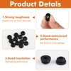AILUYA Pack of 32 Rubber Stoppers, Black Rubber Plugs, Heat