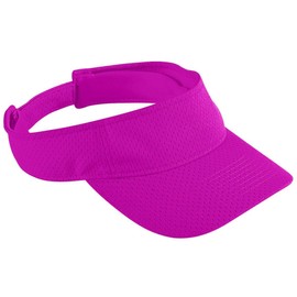 Augusta Sportswear Kids' Athletic MESH Visor OS Power Pink