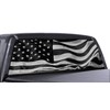 FGD Truck Rear Window Wrap Black & White American Flag