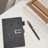 KUAOOAUK A5 Leder Notebook, Classic Executive Business Notepad mit Stift,