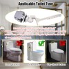 Toilet Handle Tank Flush Lever,Push Button Toilet Tank Handle Replacement