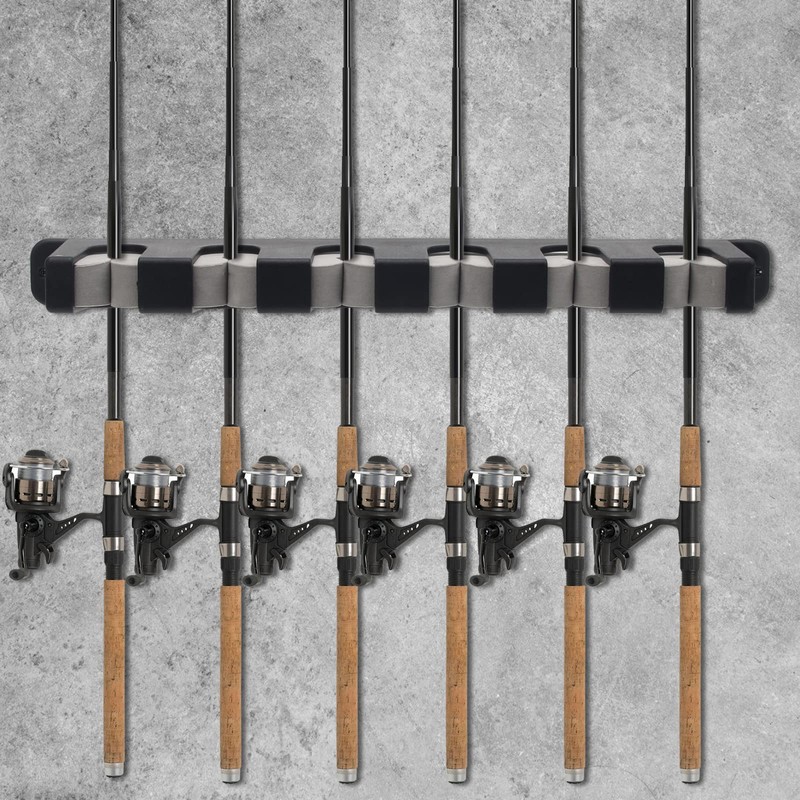 Windspeed 6-Rod Rack Wall Mounted Fishing Rod Rack For Boat,