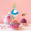 Alce in Wndrlnd Cupcake Topper – Whimsical Dessert Decoration for