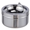 Land-Haus-Shop® 1 x Ashtray with Lid, Wind Ashtray with Hinged