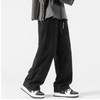 Corduroy Pants Men Baggy Sweat Slacks Elastic Waist Drawstring Casual