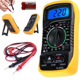 Taej 85 Multímetro Digital Lcd Portátil Ac/dc Xl830l Voltimetro