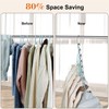 Sindax 8pcs Space Saving Hangers Stainless Steel Durable Magic Hangers