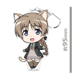 [azumaker] 501st Integrated Combat Airline Strike Witches ROAD to BERLIN Puniko! Key Holder (with Stand) Lynette Bishop