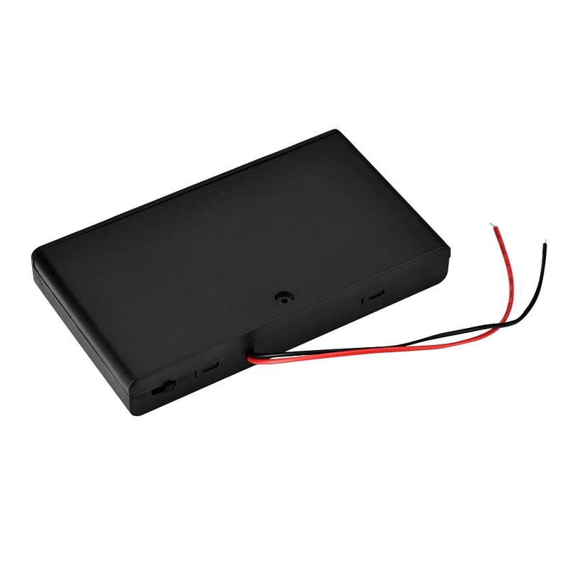 Zerone 12v Battery Pack, 8-Slot Battery Holder AA Battery Clip